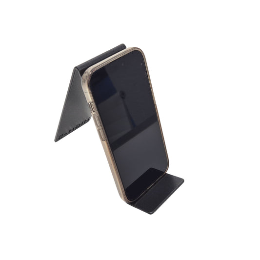 Anthrazit Metall-Handyhalter Highfive Engineering für Schreibtisch, Smartphone Ständer