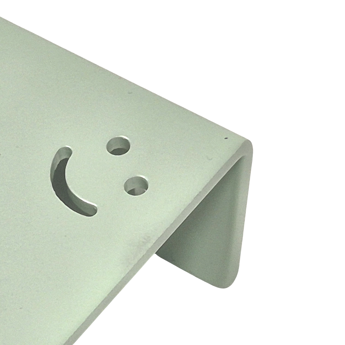 Detail Smiley Tastaturhalterung Tastatur Wandhalter mit Mausablage Weiß Grün