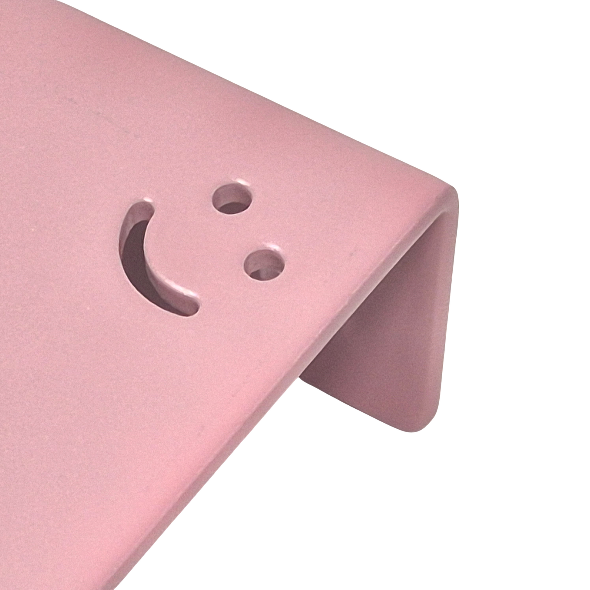 Detail Smiley Tastaturhalterung Tastatur Wandhalter mit Mausablage Rosa Pink