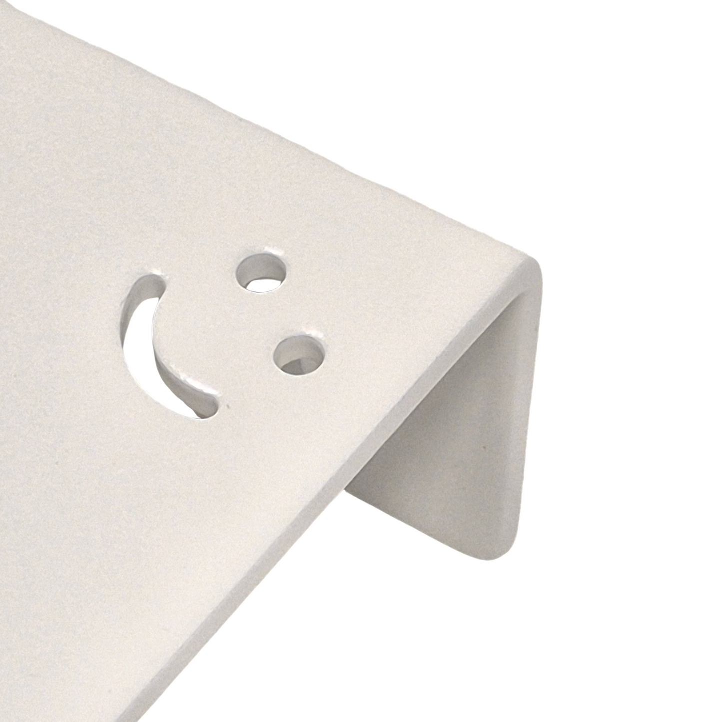 Detail Smiley Tastaturhalterung Tastatur Wandhalter mit Mausablage weiß