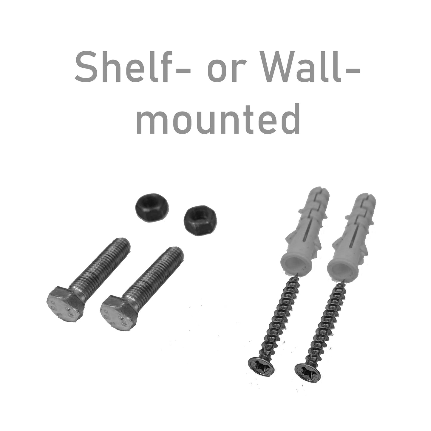 Tastaturhalterung / Tastatur Wandhalter mit Mausablage mit Dübel & Schrauben