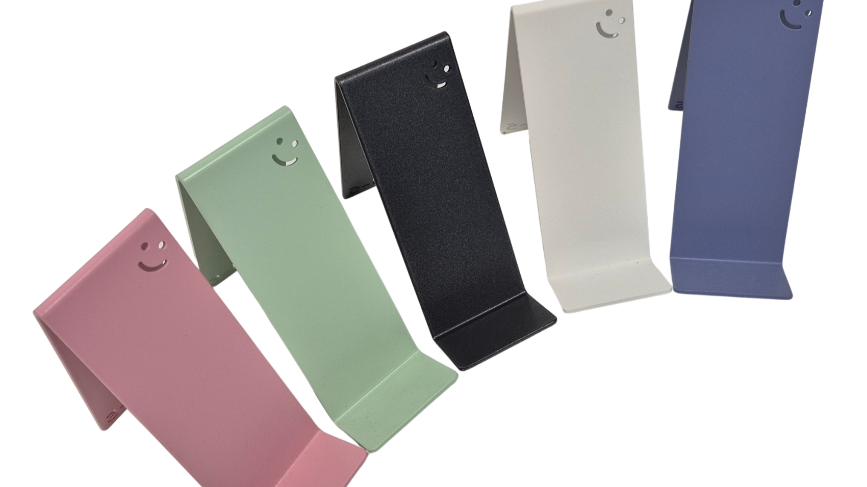 Farbauswahl Metall-Handyhalter Highfive Engineering für Schreibtisch, Smartphone Ständer