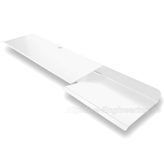 Tastaturhalterung / Tastatur Wandhalter mit Mausablage / weiß